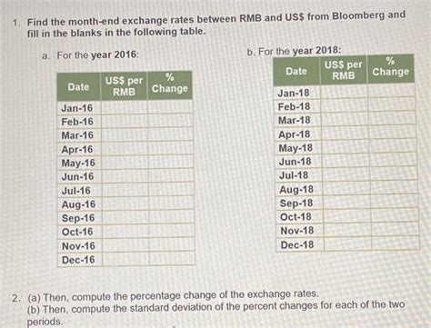 bloomberg month end exchange rates.